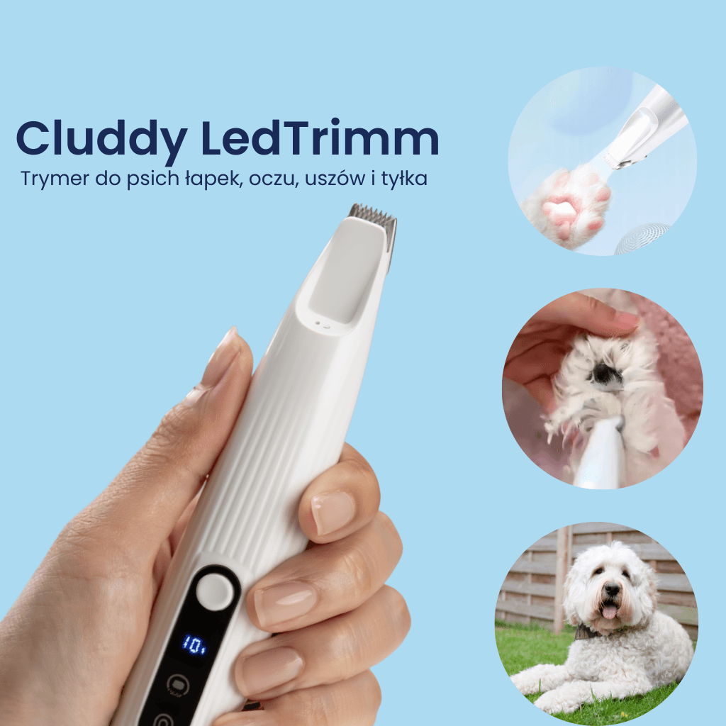 Cluddy LedTrimm - Trymer do psich łapek, oczu i uszów