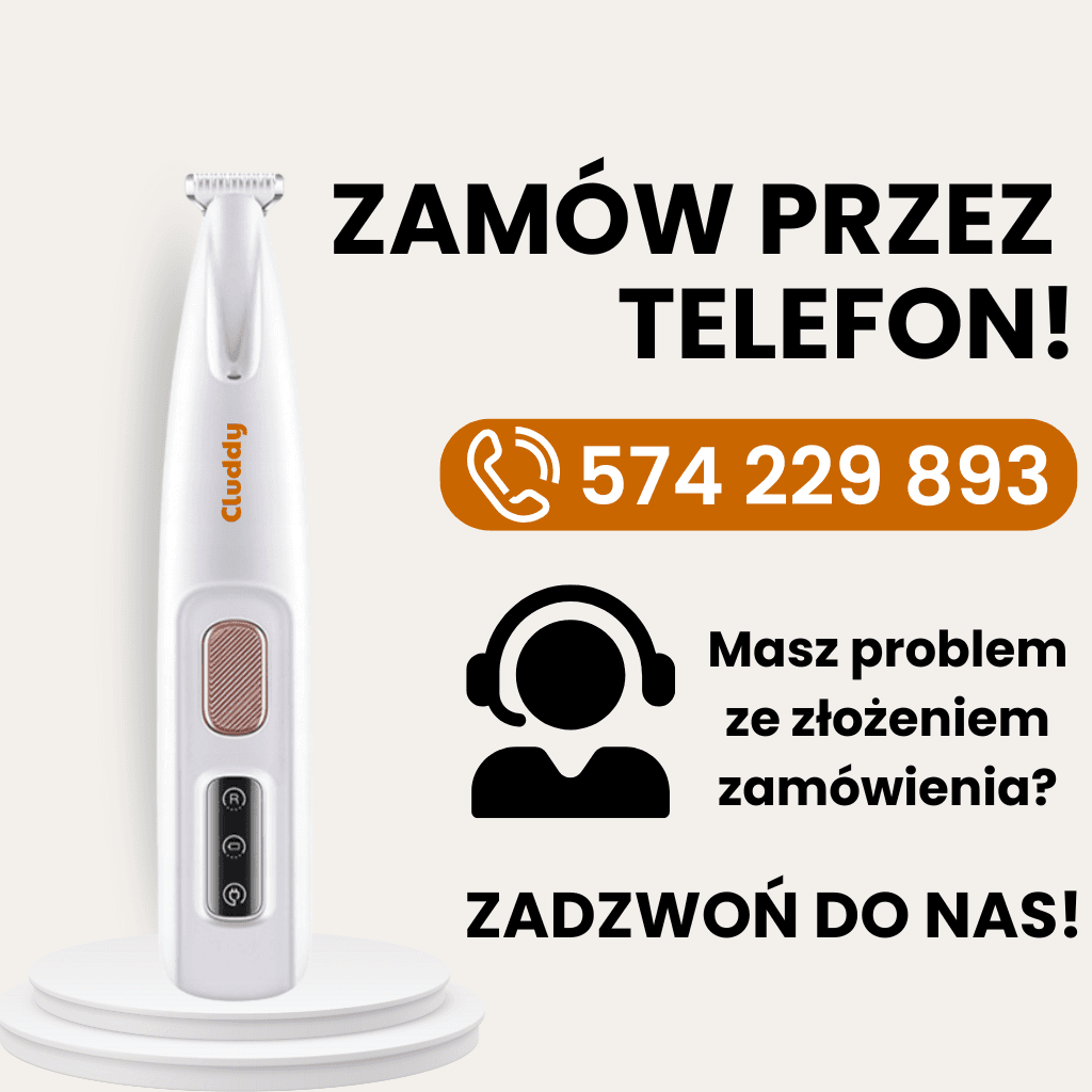 Cluddy Trimm - Domowy Groomer do miejsc wrażliwych Twojego psa