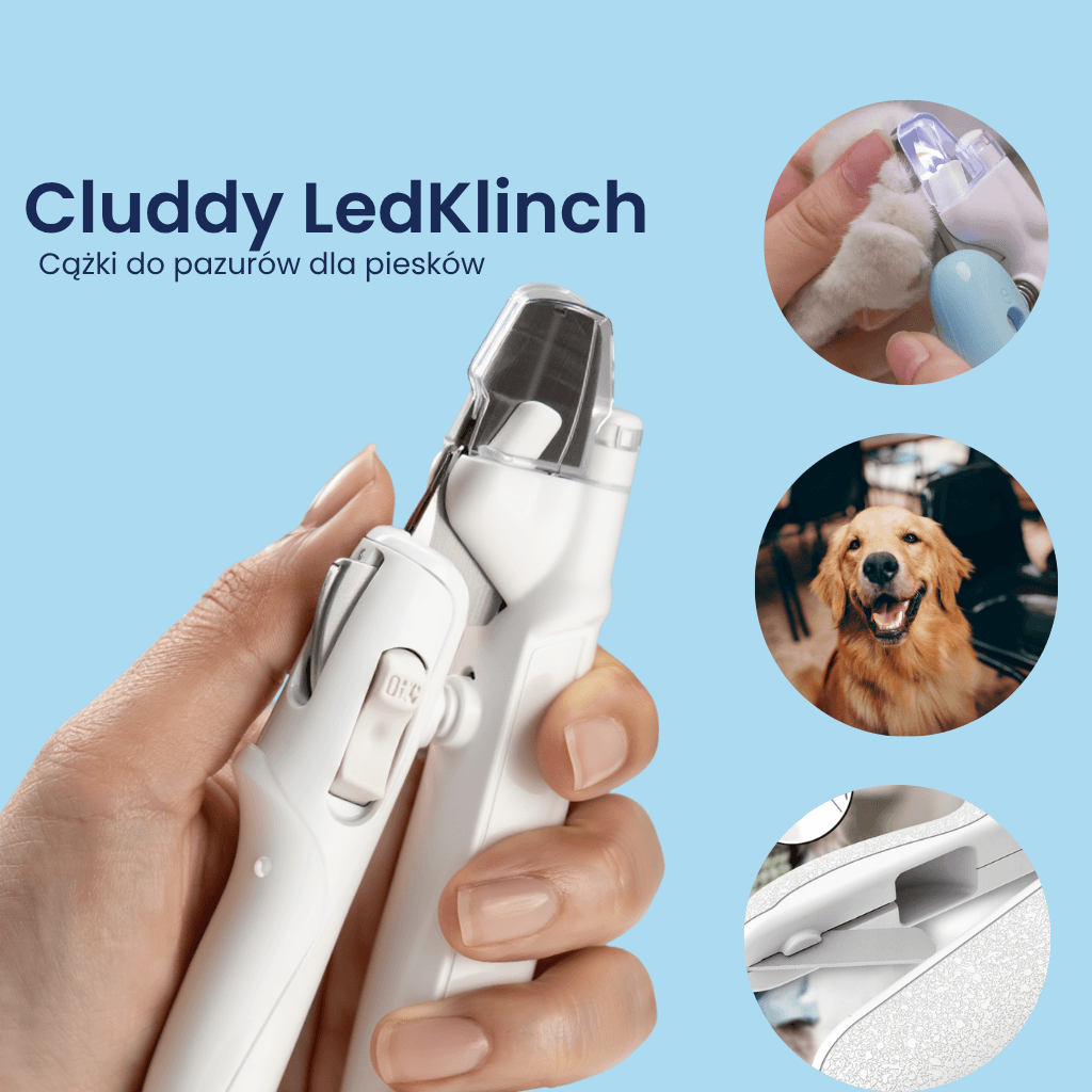 Cluddy LedKlinch - Cążki do pazurów dla psów