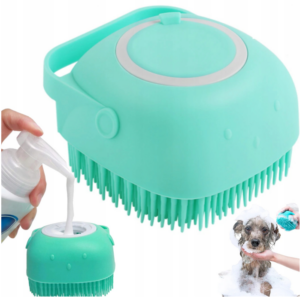 Cluddy WashBrush - Szczotka do mycia psa z dozownikiem na mydło